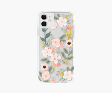 iphone case in clear wildflowers - Piper & Chloe
