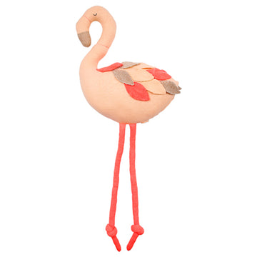 organic cotton knitted flamingo - Piper & Chloe