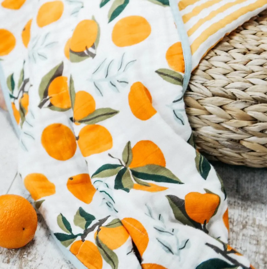 clementine kids clementine muslin baby quilt | piper & chloe