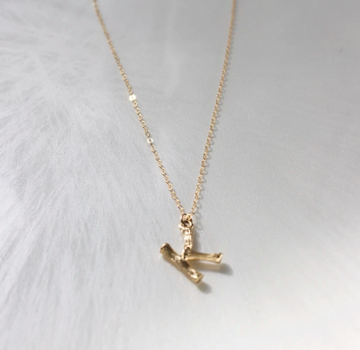 necklace with small initial - Piper & Chloe