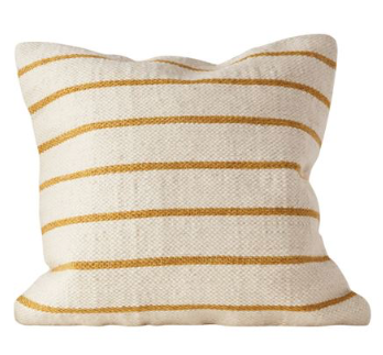 pillow striped woven wool - Piper & Chloe