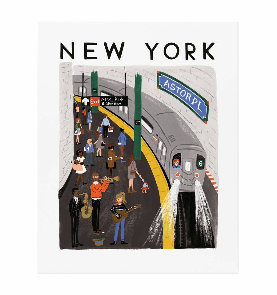 new york world traveler print - Piper & Chloe