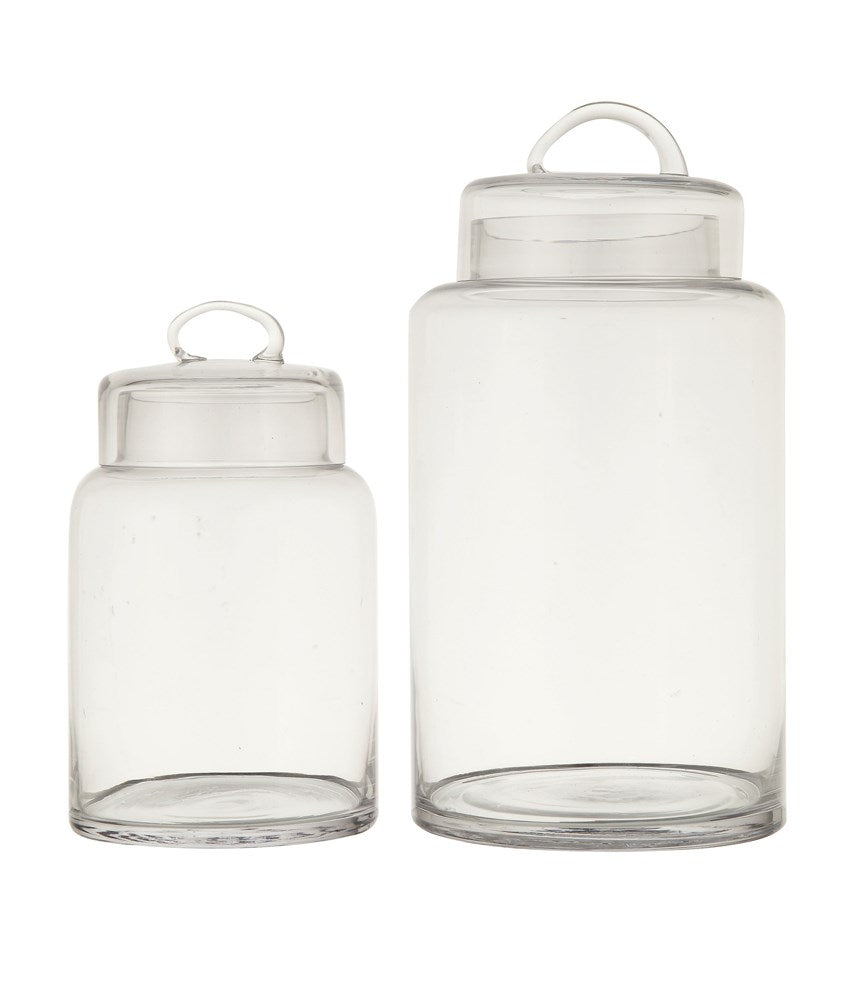 glass container with lid - Piper & Chloe