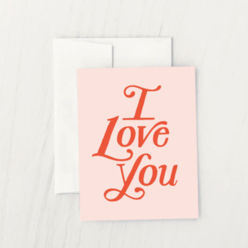 i love you greeting card - Piper & Chloe