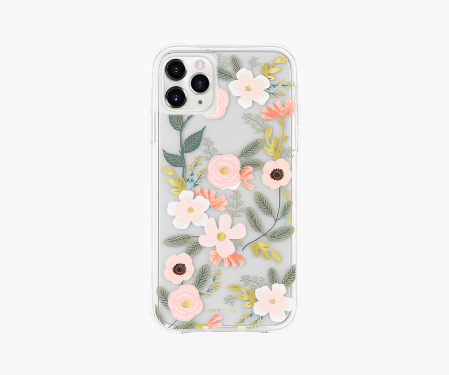 iphone case in clear wildflowers - Piper & Chloe
