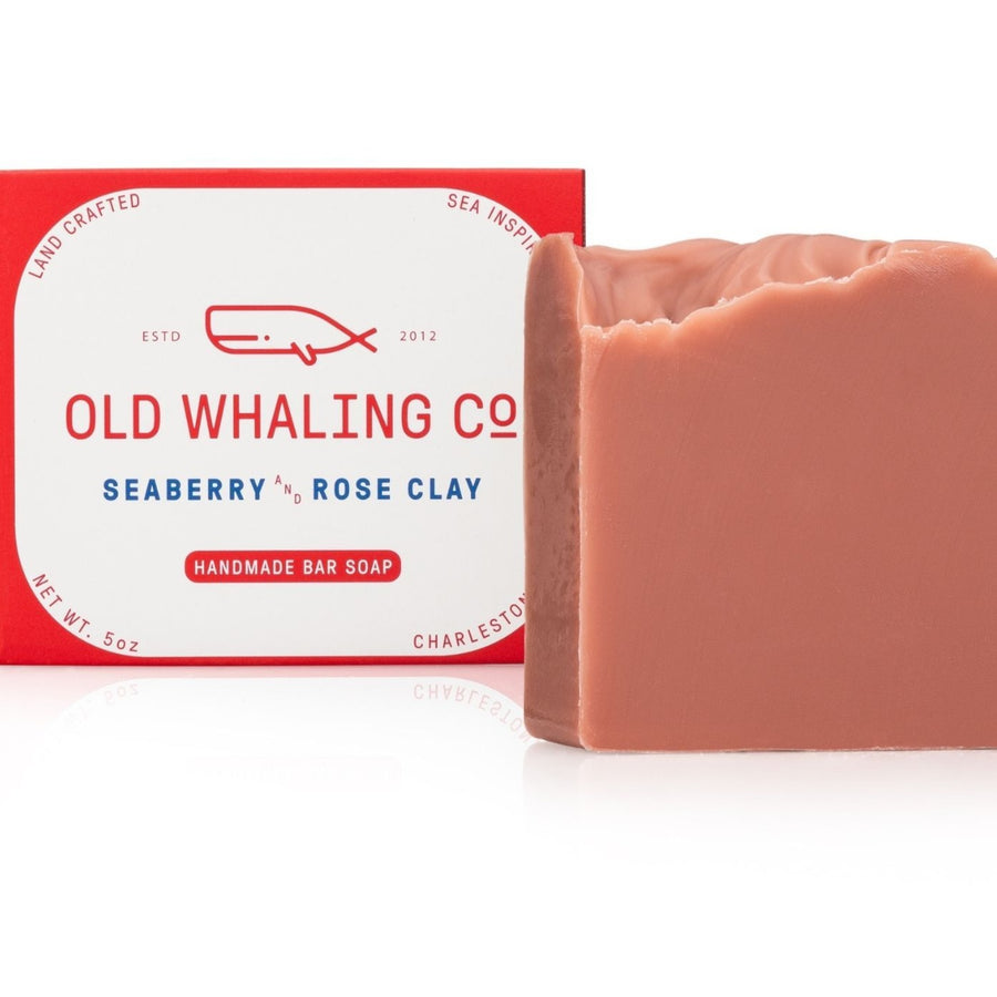 Old Whaling Co. Seaberry and Rose Clay Handmade Bar Soap | Piper & Chloe